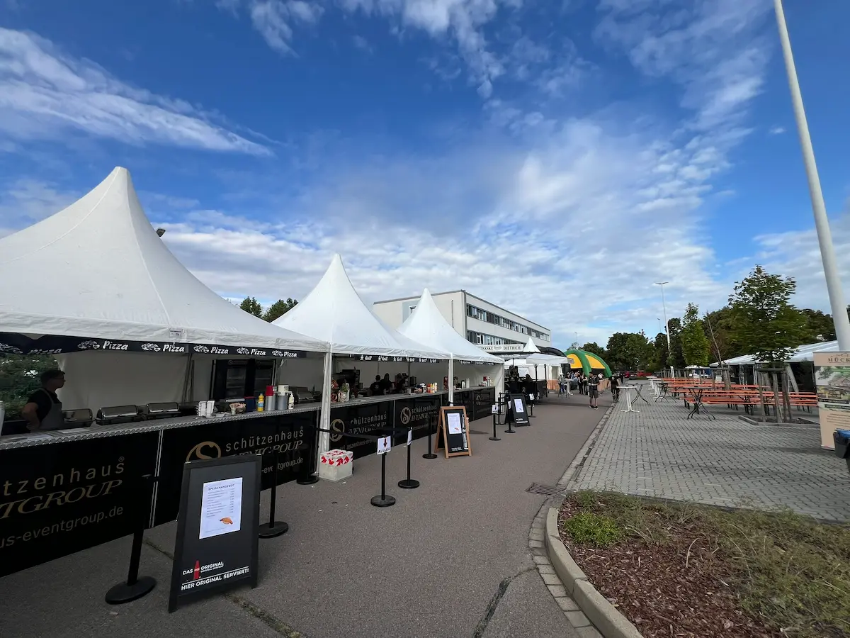 Catering Zelte im Freien